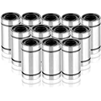 Los mejores  - Mengger Rodamiento de Bolas Lineal-12 piezas LM12UU 12 mm rodamiento de bolas Movimiento impresora 3D CNC partes Bushing…